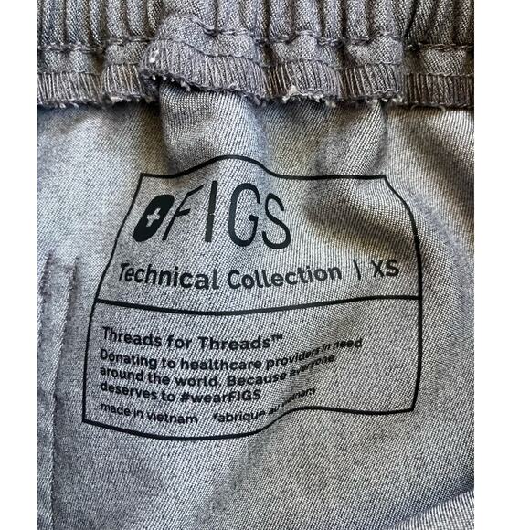Figs Technical Collection Gray Scrubs Pants XS - Picture 4 of 6